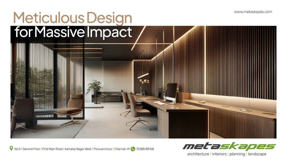 KapesMetas's tweet photo. Large-scale doesn’t mean losing sight of detail. Metaskapes specializes in delivering expansive architectural projects with laser-sharp attention to every functional, aesthetic, and technical element.
Contact: 7538888168.
https://t.co/V9zMMdhDxp
#ArchitecturalExcellence https://t.co/Mz6yR29hJ3