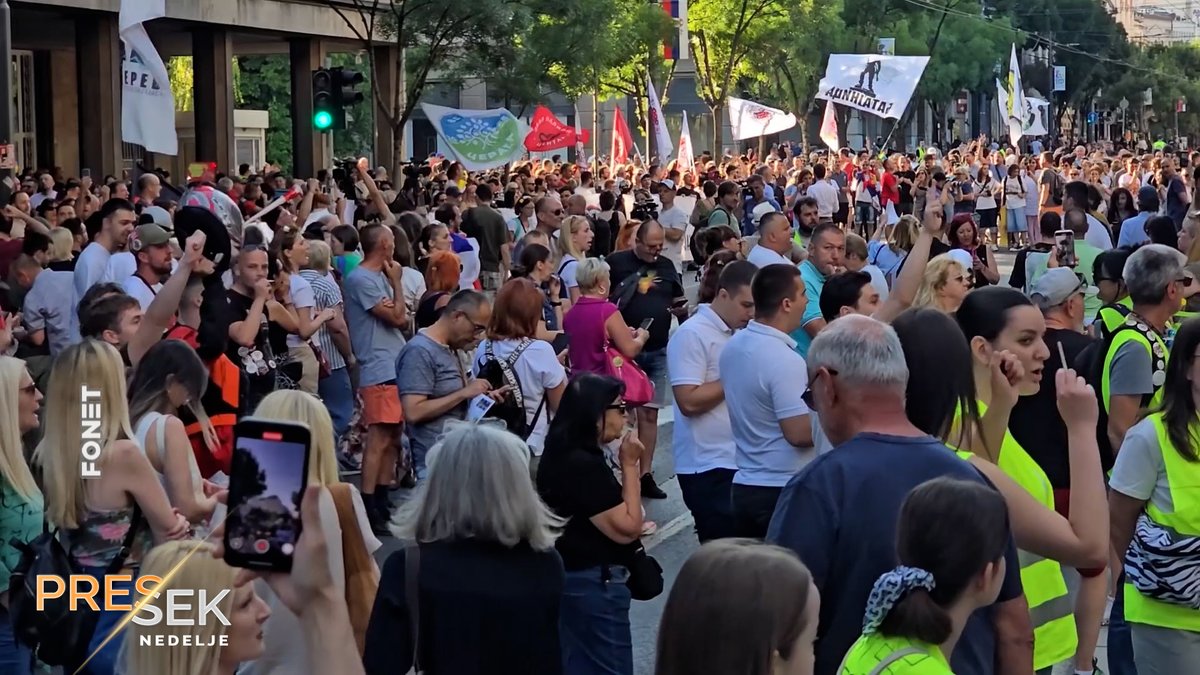 Pregled najvažnijih događaja u Srbiji od 16. juna do 22. juna 2025. godine. Proizvodnja Novinska agencija FoNet. Novinarka Tamara Skrozza, montažer Filip Jovanović.
youtu.be/KMDAtru5wGU?si… via <a href="/YouTube/">YouTube</a>