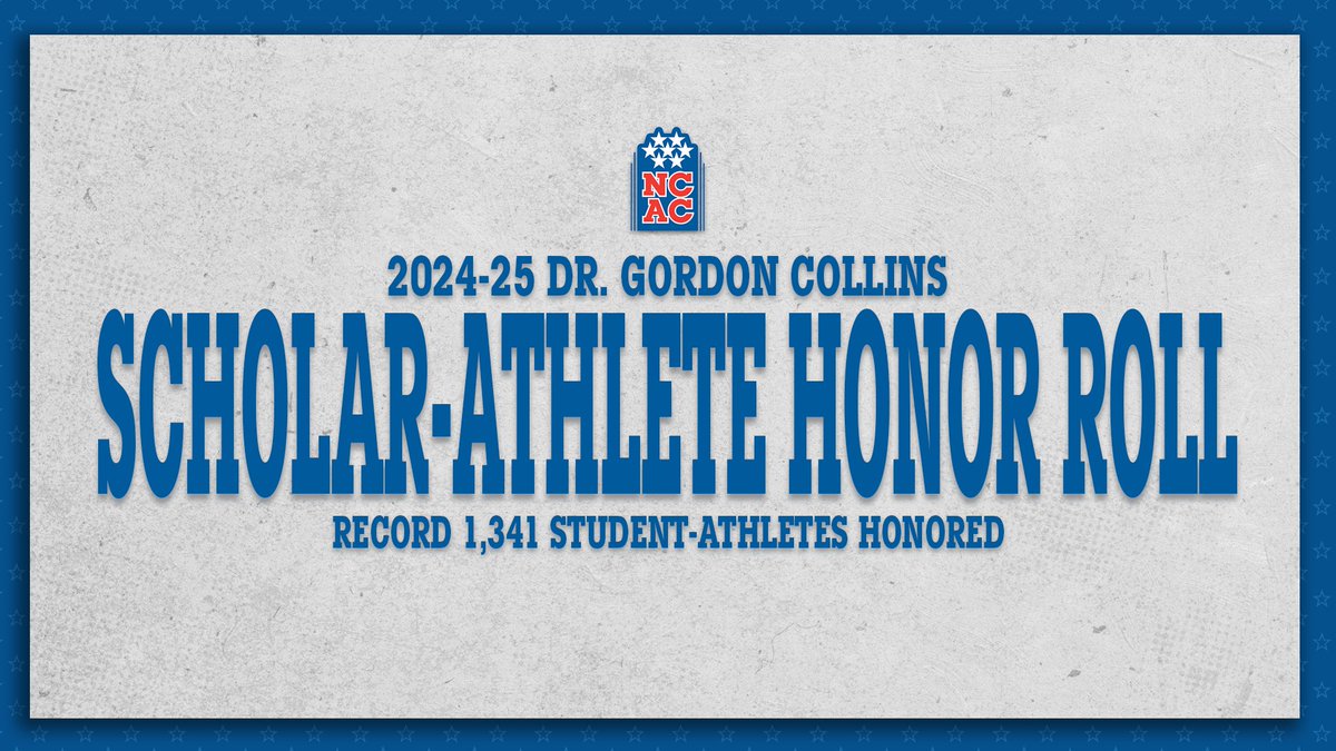 Dr. Gordon Collins Scholar-Athlete Honor Roll Announced 📚

Congratulations to the record-breaking 1,341 student-athletes who have been named to the 2024-25 <a href="/NCAC/">NCAC</a> Dr. Gordon Collins Scholar-Athlete Honor Roll!

#NCACPride | #HomeofScholarAthletes

📰 | tinyurl.com/mrxsn368