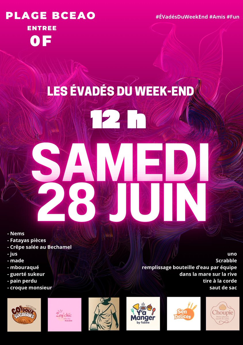 Yendou TL 221 🇸🇳
 Ce Samedi à la PLAGE de BECEAO 🏖
Invité na nieup, bayiw ma kenn 🤩