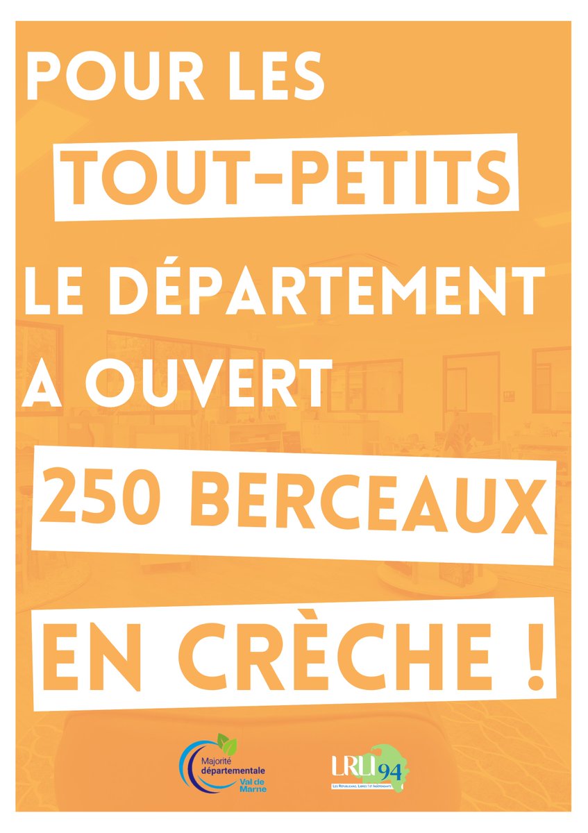 <a href="/NTryzna_94/">Nicolas Tryzna</a> 🧸 Crèches départementales : un service public maintenu malgré les défis ! Notre groupe défend une politique responsable et concrète. Le Département regroupe certaines crèches sous-occupées. Objectif : 57 nouvelles places dès la rentrée, en évitant les fermetures.