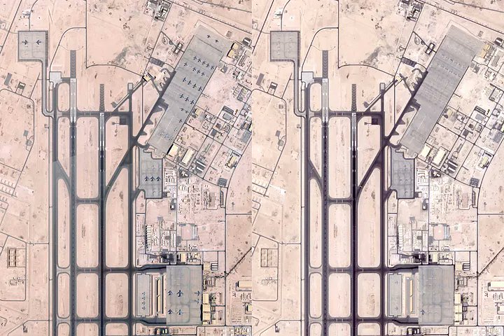 Base de Al Udeid, en Qatar, es la mayor de toda la región, alberga un cuartel general avanzado del Mando Central de USA (CENTCOM), así como de sus fuerzas aéreas. Actualmente bajo ataque de Irán #IranIsraelConflict  #IsraeliranWar  #23junio #ULTIMAHORA