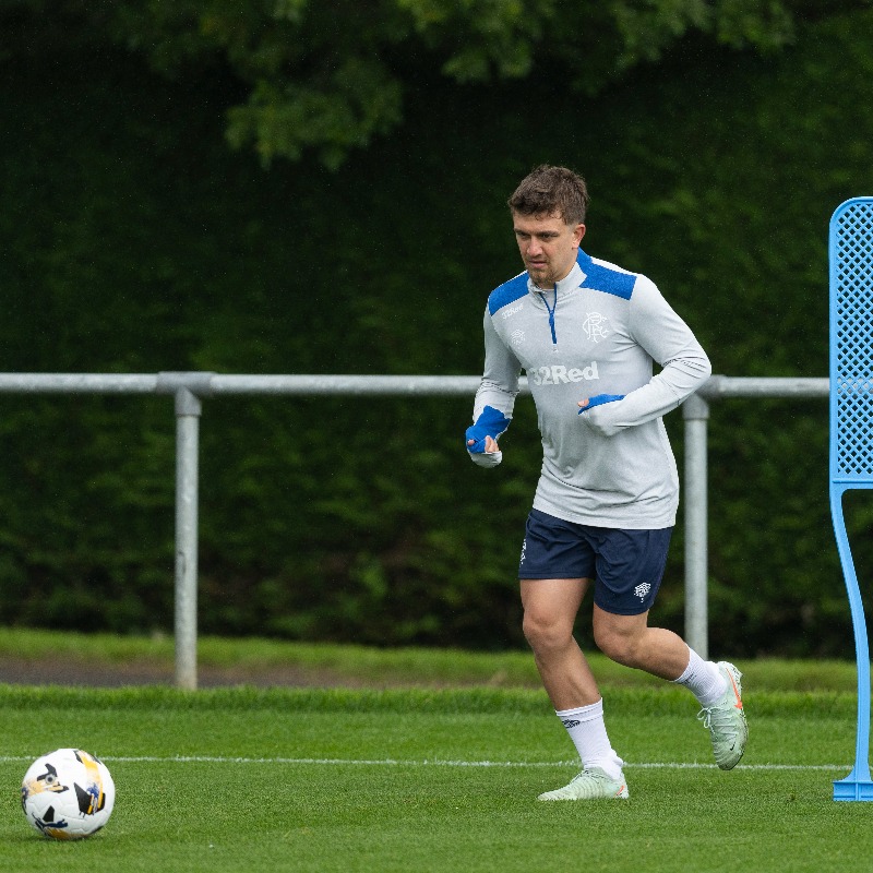RangersFC's tweet photo. 📸 Russell Martin welcomed the first players back this morning for pre-season training.

View the gallery ⤵️