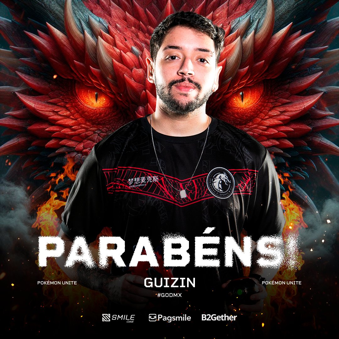 Hoje é dia de comemorar! Feliz aniversário para o nosso player <a href="/GuizinUnite/">Guizin</a>, da lineup de Pokémon Unite! 🥳
Talento, dedicação e muita gameplay insana, é uma honra ter você com a gente nessa jornada!

E pra comemorar do jeito certo, o Guizin vai ganhar um codiguin da
