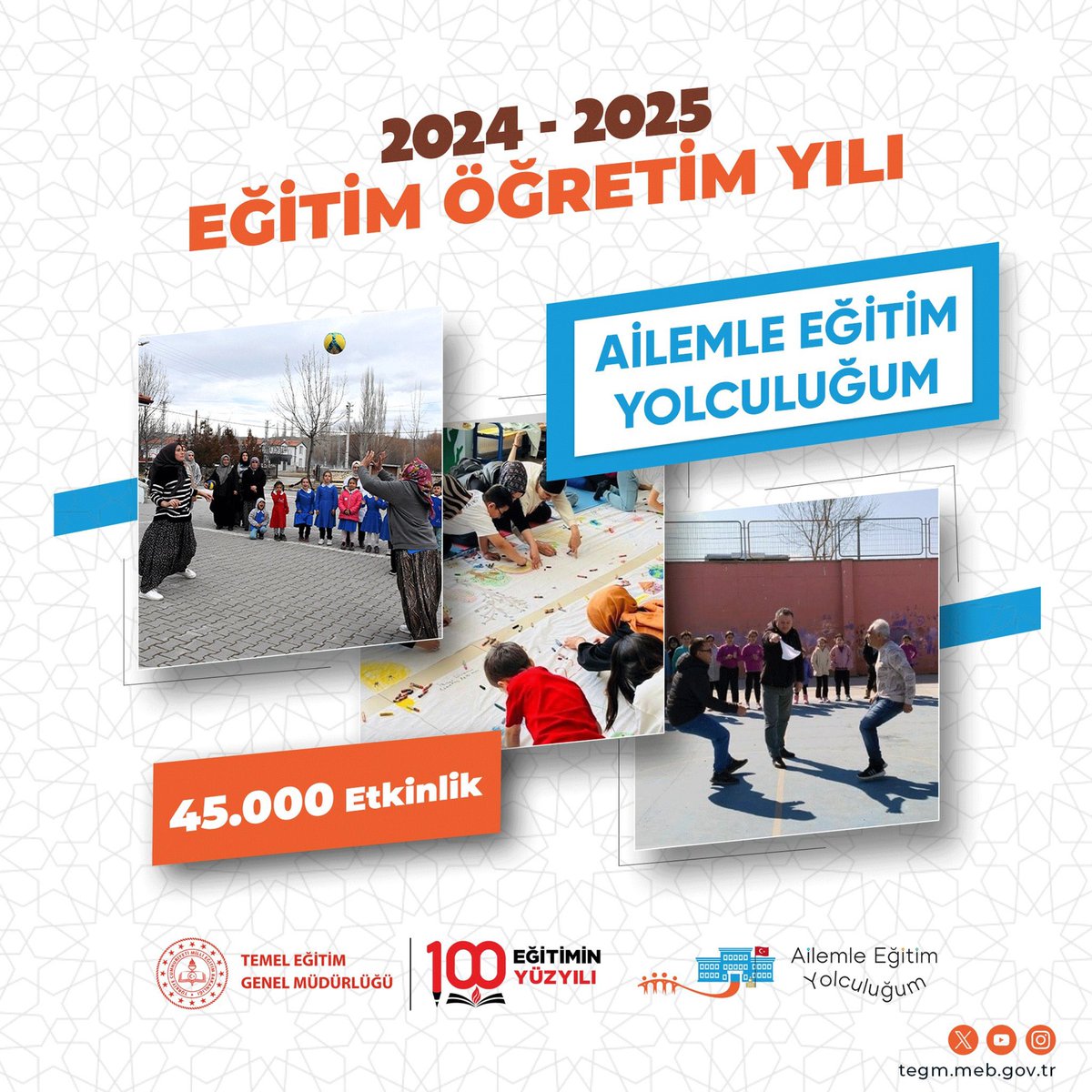 Eğitim süreçlerinin aile katılımı ile bütünleştirilmesi hedefine yönelik olarak "Ailemle Eğitim Yolculuğum Projesi" başlatıldı.

<a href="/TheKaymakam/">Ömer BİLGİN</a> <a href="/Murat4Kucukali/">Murat Küçükali</a>