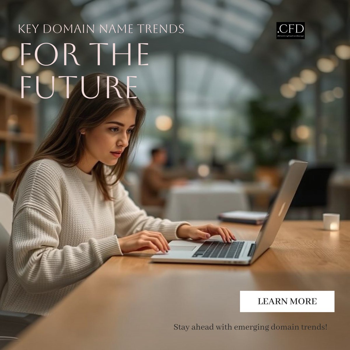 Community_CFD's tweet image. As digital landscapes evolve, expect trends like AI-generated domains, blockchain-secured URLs, and shorter TLDs. Stay informed to enhance your online presence!

#CFD #ClothingFashionDesign #Clothing #Fashion #Design #SmallBusiness #SupportSmallBusiness #ShopSmall