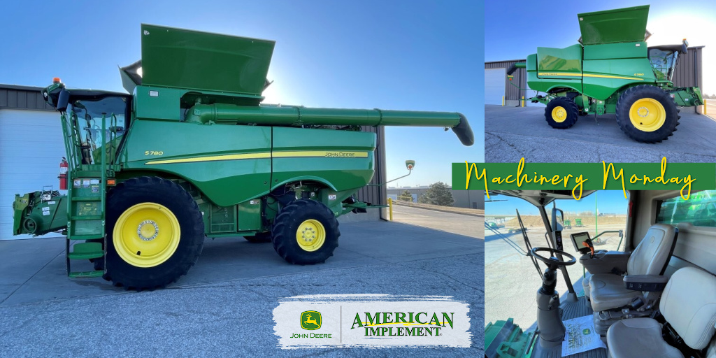 #MachineryMonday 🇺🇸
2020 John Deere S780 Combine
$235,000 | ⬇️ LOW 3.5% Fixed for 60 Mos eligible🛒✨
🔗: american-implement.hopp.to/115155
#S780 #johndeereS780 #johndeereusedequipment #combine #usedcombine #usedcombineforsale #johndeere #johndeeredealer
#AmericanImplement