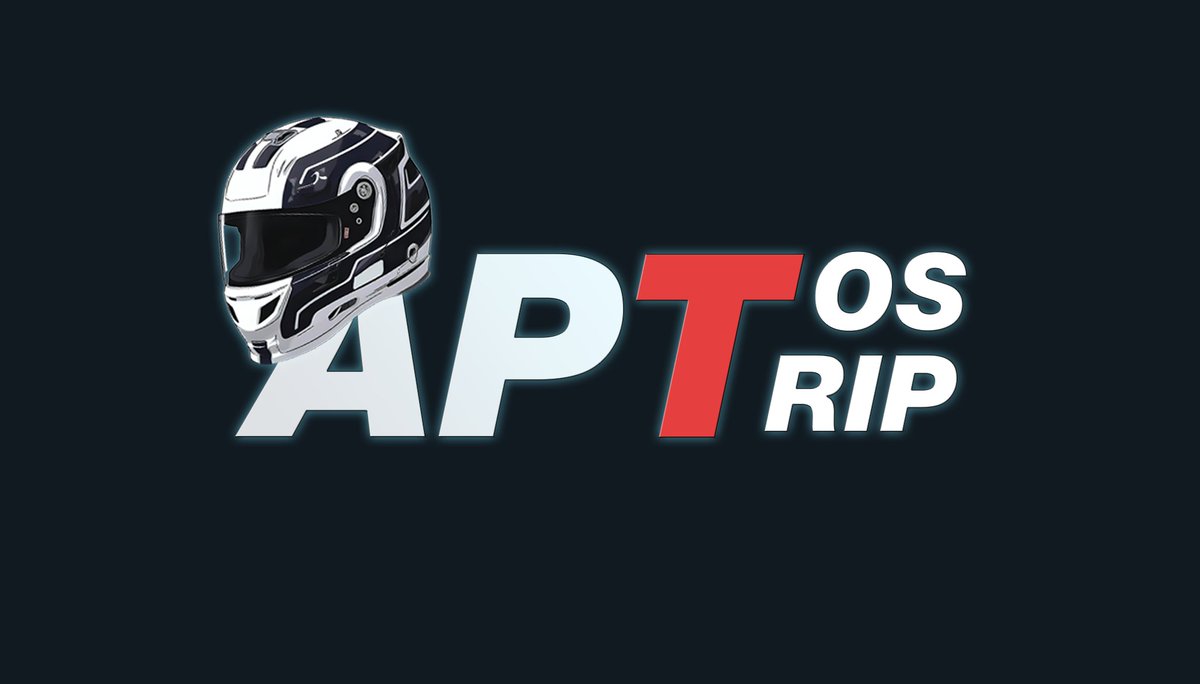 Aptos Trip (@aptostrip) on Twitter photo Our little rebranding Aptos Trip 🫣
This racing helmet looks so awesome on the logo! 🏎️😄
😼And more! What if we got a real helmet and took it on an Aptos Trip adventure! 
🎨✨ It feels like a brilliant idea! 
Drop your ideas in the comments! 👇🚀 Our little rebranding Aptos Trip 🫣
This racing helmet looks so awesome on the logo! 🏎️😄
😼And more! What if we got a real helmet and took it on an Aptos Trip adventure! 
🎨✨ It feels like a brilliant idea! 
Drop your ideas in the comments! 👇🚀