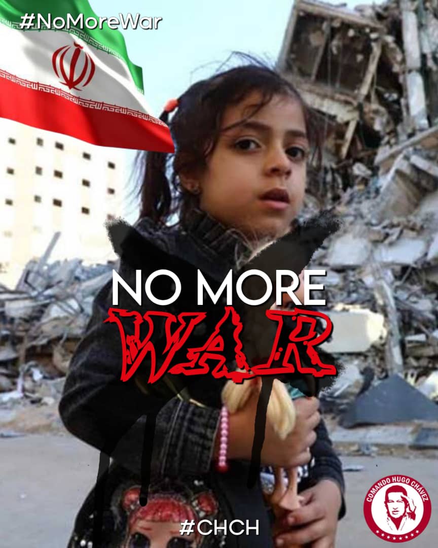 El mundo no necesita más guerras, el mundo necesita Paz para avanzar y crecer siempre en armonía, a los grupos sionistas les decimos NO TRIUNFARAN 
#NoMoreWar #CHCh