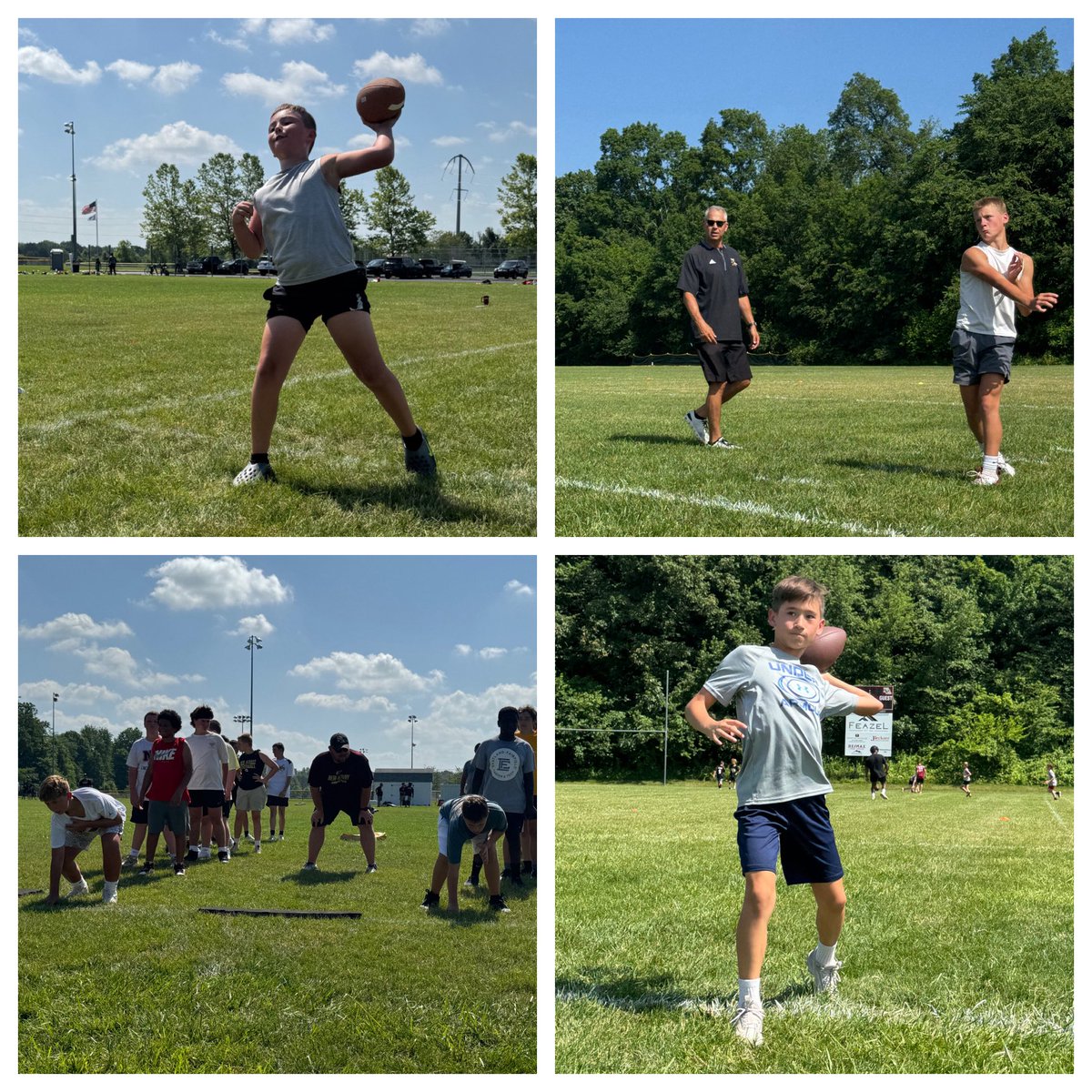 Day 1 of the 2025 <a href="/NewAlbanyFB/">New Albany Football</a> youth camp is in the books. Great job today Eagles, HYDRATE!!!!! and be juiced up for Day 2 in the morning. <a href="/350by50_CoachBF/">Brian Finn</a> <a href="/CoachKrulNA/">Coach Krul</a> <a href="/SammyCoach/">Coach Samanich</a> <a href="/NAYouthFootball/">NA Youth Football</a>
