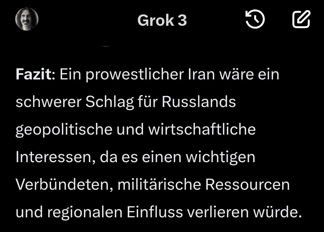 In der Iransache geht's sicher auch um Russland.