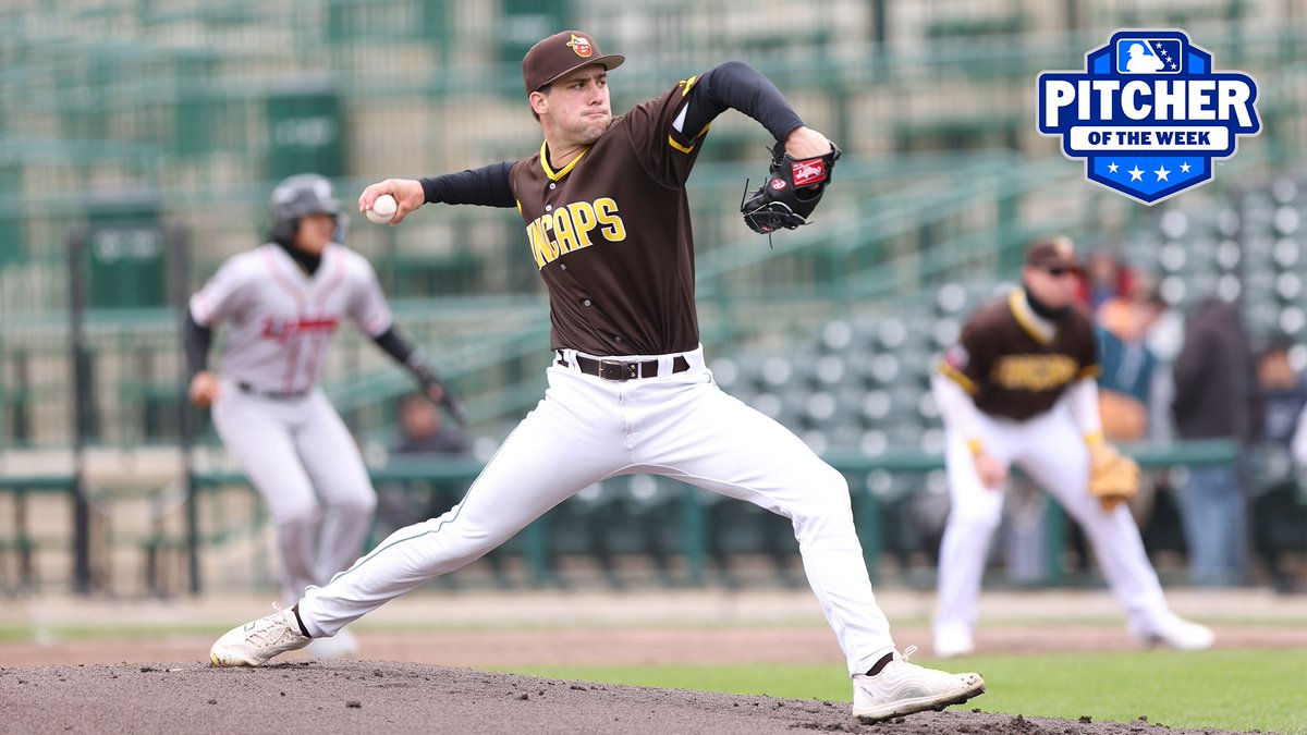𝙔𝙤𝙨𝙩 𝙏𝙝𝙧𝙤𝙬𝙞𝙣𝙜 𝙔𝙤 𝙔𝙤'𝙨 🪀⚾️

@Eric_Yost7 is the Midwest League Pitcher of the Week after 7 shutout innings with 9 strikeouts on Saturday

🔗 rb.gy/xnp3ux

<a href="/MLBPipeline/">MLB Pipeline</a> // <a href="/MiLB/">Minor League Baseball</a>