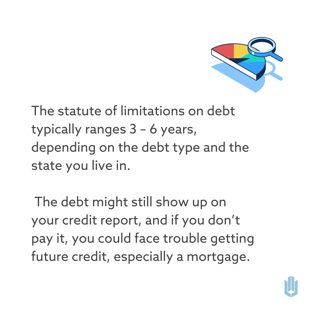 The statute of limitations does prevent you from being successfully sued for time-barred debts. That means the creditor won’t be able to get a judgment against you that allows them to garnish wages or levy your accounts. But don’t be mistaken—you aren’t off the hook for a debt