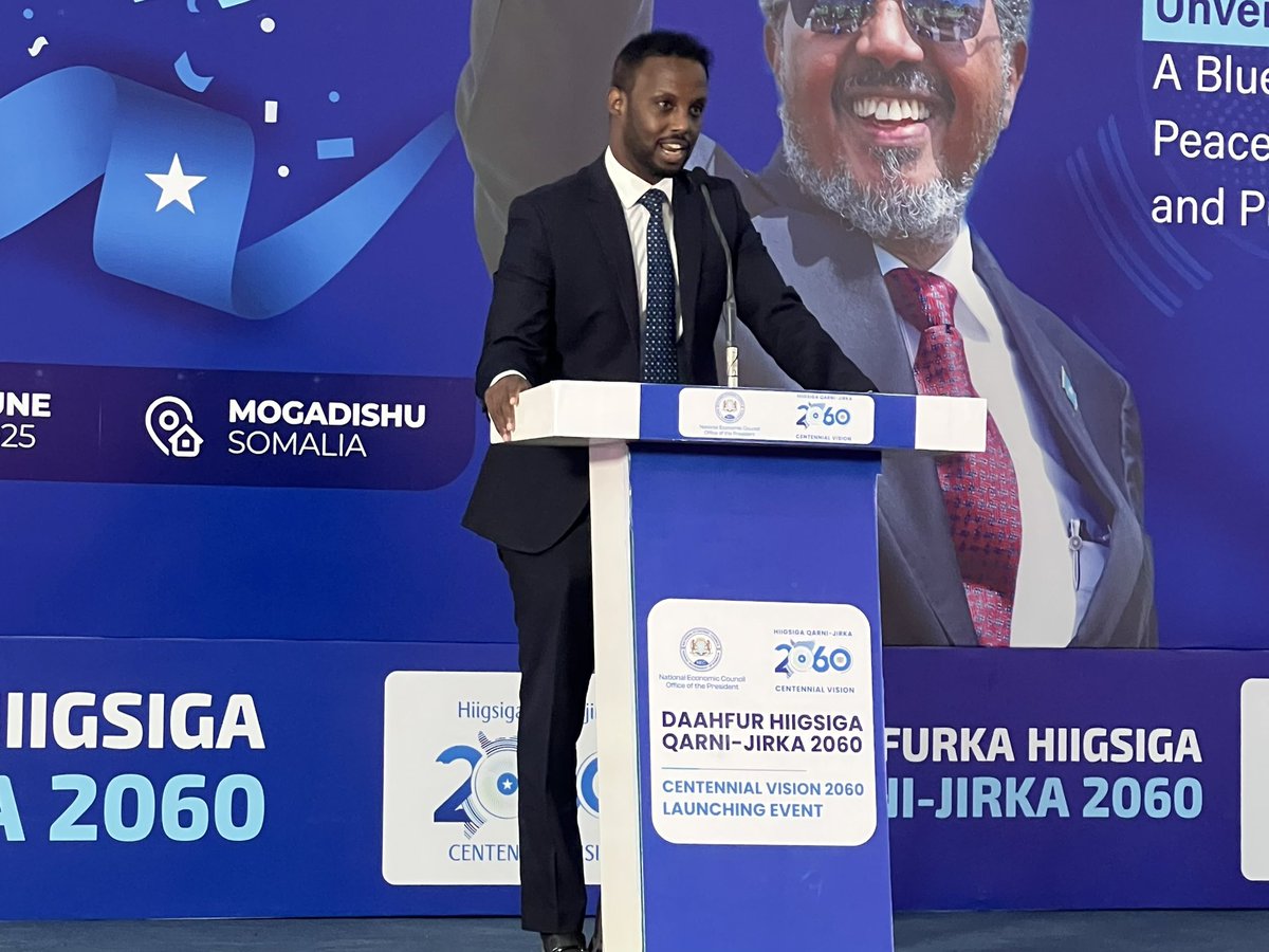 George Conway (@gconway_un) on Twitter photo Congratulations to <a href="/NEC_Somalia/">National Economic Council (NEC)</a> on today’s launch of the Centennial Vision 2060 #CV2060: a vision of Somalia that is peaceful, prosperous and proud. “A well with water is not far away.” Appreciate <a href="/ECA_OFFICIAL/">ECA</a>, <a href="/WorldBank/">World Bank</a>, <a href="/UNinSomalia/">UN in Somalia</a> agencies & other partners for engaging. Congratulations to <a href="/NEC_Somalia/">National Economic Council (NEC)</a> on today’s launch of the Centennial Vision 2060 #CV2060: a vision of Somalia that is peaceful, prosperous and proud. “A well with water is not far away.” Appreciate <a href="/ECA_OFFICIAL/">ECA</a>, <a href="/WorldBank/">World Bank</a>, <a href="/UNinSomalia/">UN in Somalia</a> agencies & other partners for engaging.