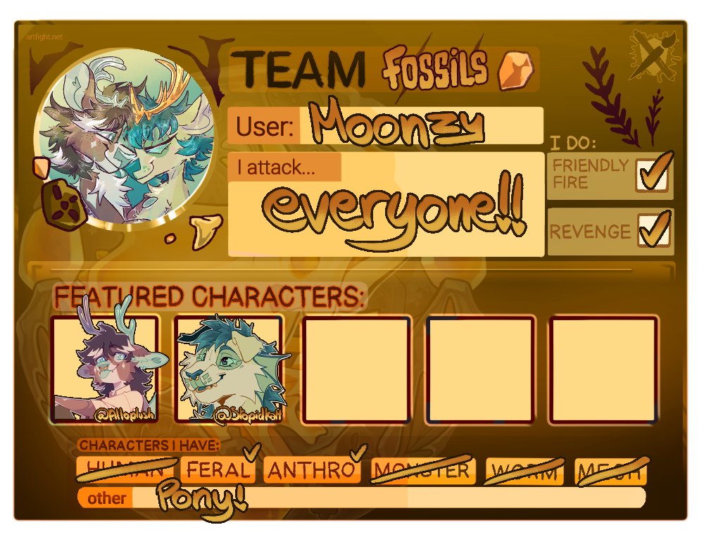 Art Fight here i am artfight.net/~Moonzy