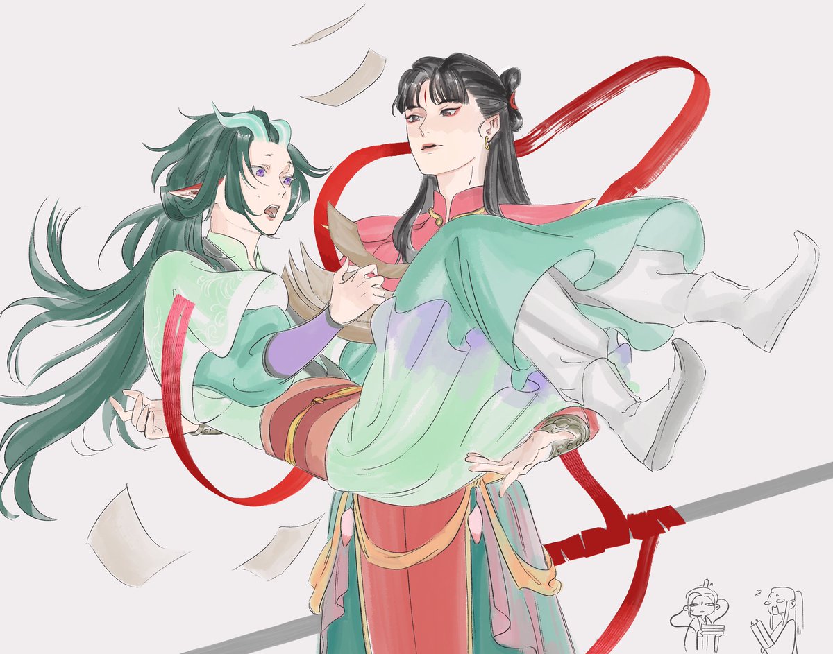 hemy_71's tweet image. #上美藕饼 #Zhabing #Nezha
How Nezha picks up his wife from service