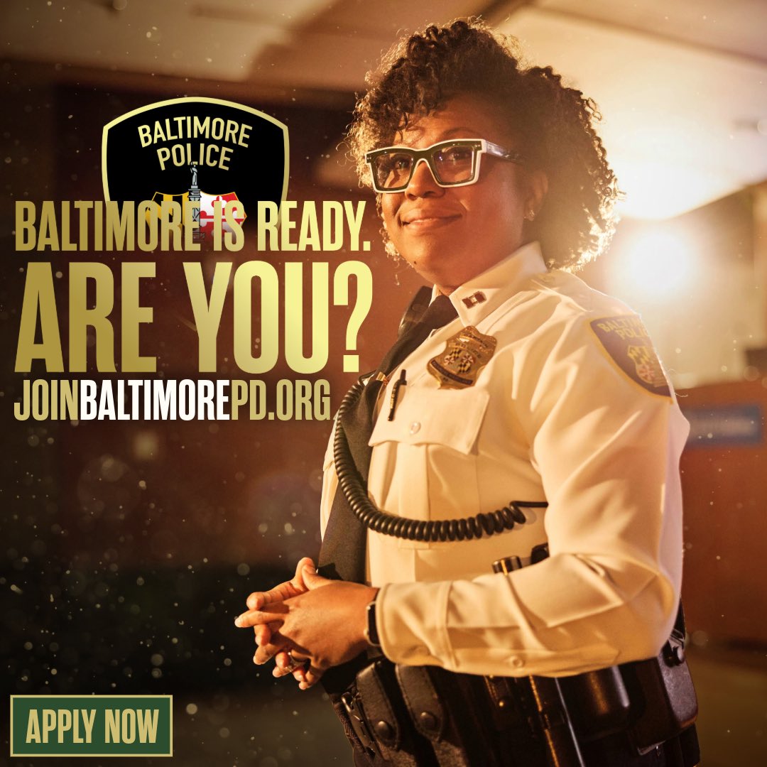 Are you ready for a career built on trust and teamwork? Learn what it takes to be one of Baltimore's finest and apply now at the link in our bio. We offer a $10,000 hiring bonus upon successfully passing your field training. #BaltimoreJobs #PoliceOfficer