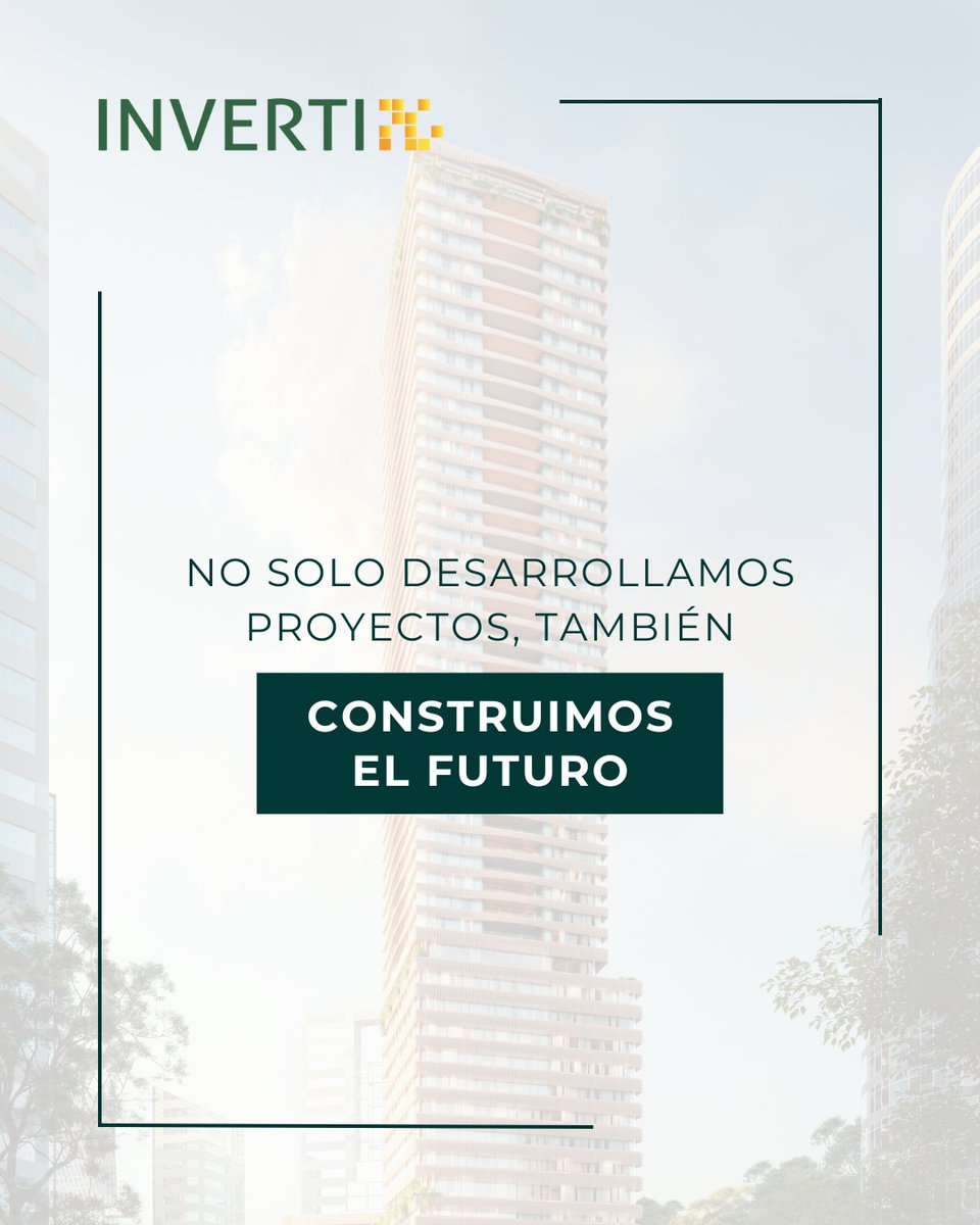 invertigdl's tweet photo. En Inverti, cada proyecto nace con una visión clara: transformar espacios en oportunidades y construir valor a largo plazo.
Con más de 30 años de experiencia, seguimos impulsando desarrollos que marcan el rumbo del sector inmobiliario.
Contáctanos: 📞 33 3817 0656 https://t.co/aWgKpbqx7N