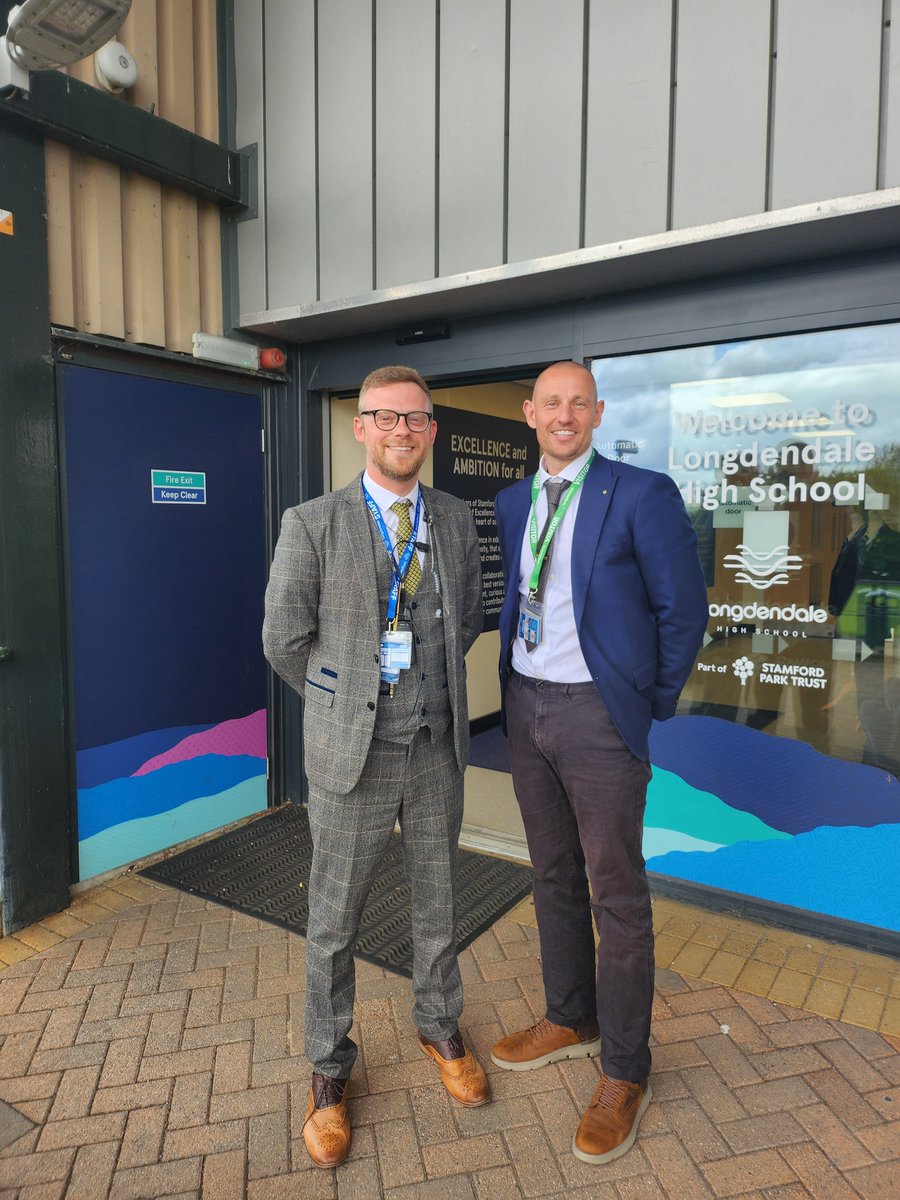 Tom Bellwood (@tombellwoodclt) on Twitter photo A superb visit to <a href="/LHS_HighSchool/">Longdendale High School</a> & <a href="/m_chiles/">Michael Chiles 🌍</a> Fantastic progress over the past 12 months! 👏
🔵 Clearly "lived" values
🔵 Key whole school routines
🔵 Strong SLT and staff presence
🔵 Key behaviour systems
🔵 Strong focus on T&L, Attendance and Curriculum
#BuildYourLegacy A superb visit to <a href="/LHS_HighSchool/">Longdendale High School</a> & <a href="/m_chiles/">Michael Chiles 🌍</a> Fantastic progress over the past 12 months! 👏
🔵 Clearly "lived" values
🔵 Key whole school routines
🔵 Strong SLT and staff presence
🔵 Key behaviour systems
🔵 Strong focus on T&L, Attendance and Curriculum
#BuildYourLegacy