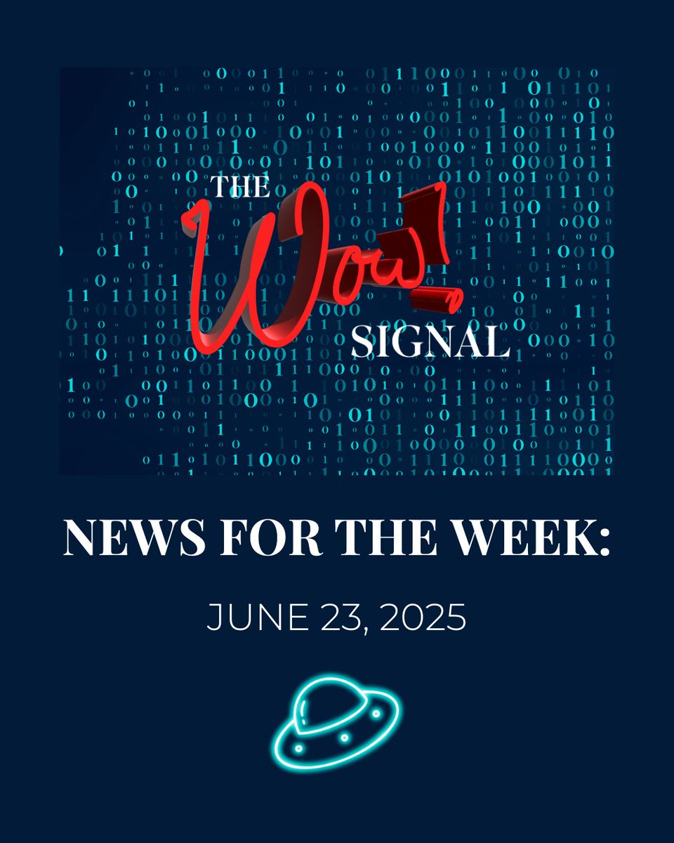 daniel_harary's tweet image. JUNE 23, 2025
This Week’s Latest News from The WOW! Signal:
MUFON Live Stream to Present “Materials Unknown” On July 19!
New Billy Meier Film “Singularly Authentic” Now Available!
Make Contact with Star People via Global CE-5 Event, June 28!
Sir John Ventre Releases New Book…