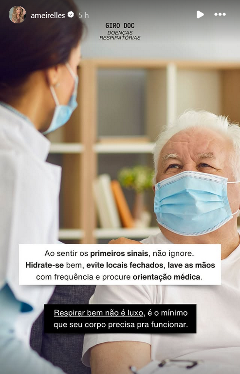 DisserttN's tweet photo. Saúde 💚 Giro Doc por Amanda Meirelles 

Doenças Respiratórias
https://t.co/bQWK7y7YMt

Informação salva vidas!
Acesse e compartilhe informação responsável! https://t.co/SzFcF5nSDx