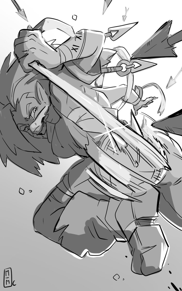 Let's stop time for just a moment!
I needed to imagine a Xelor with a wild and deranged look🤔⏰
#wakfu #WIP