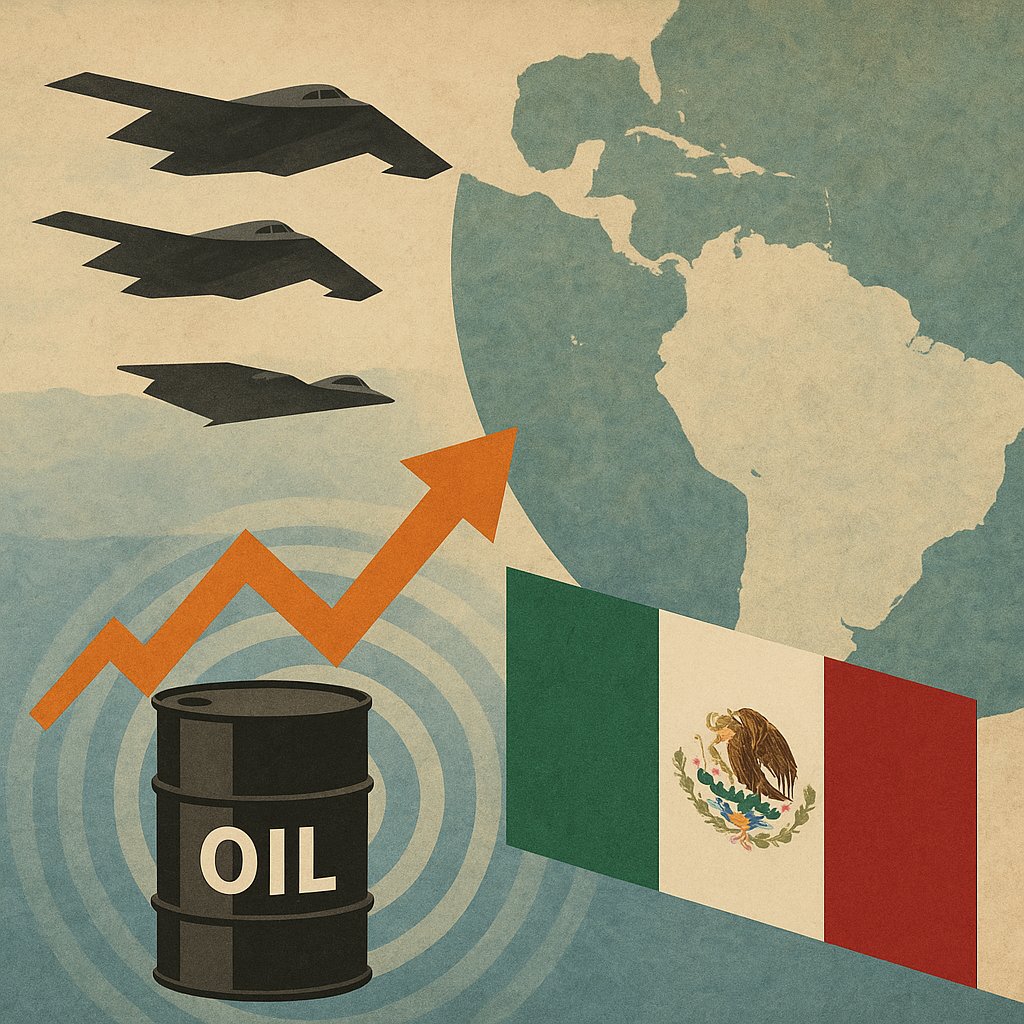 FaroAnaliticoMX's tweet photo. 🧵 #Hilo — México ante el estallido Israel–Irán y la intervención de EE. UU. https://t.co/Ce9SrRkzjp