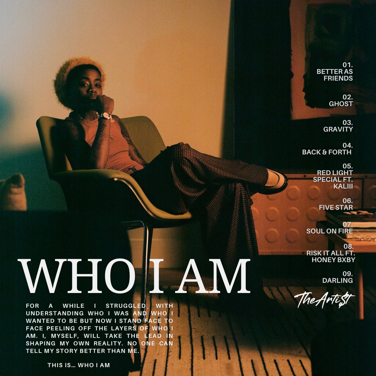 thefcknartist's tweet photo. Official cover art + track-list for my newest baby “Who I Am” dropping this FRIDAY!!!!!!!!!!!!!!!! #WHOIAMWEEK 

https://t.co/qQTj1YdtX8 https://t.co/hL02m1tNc0