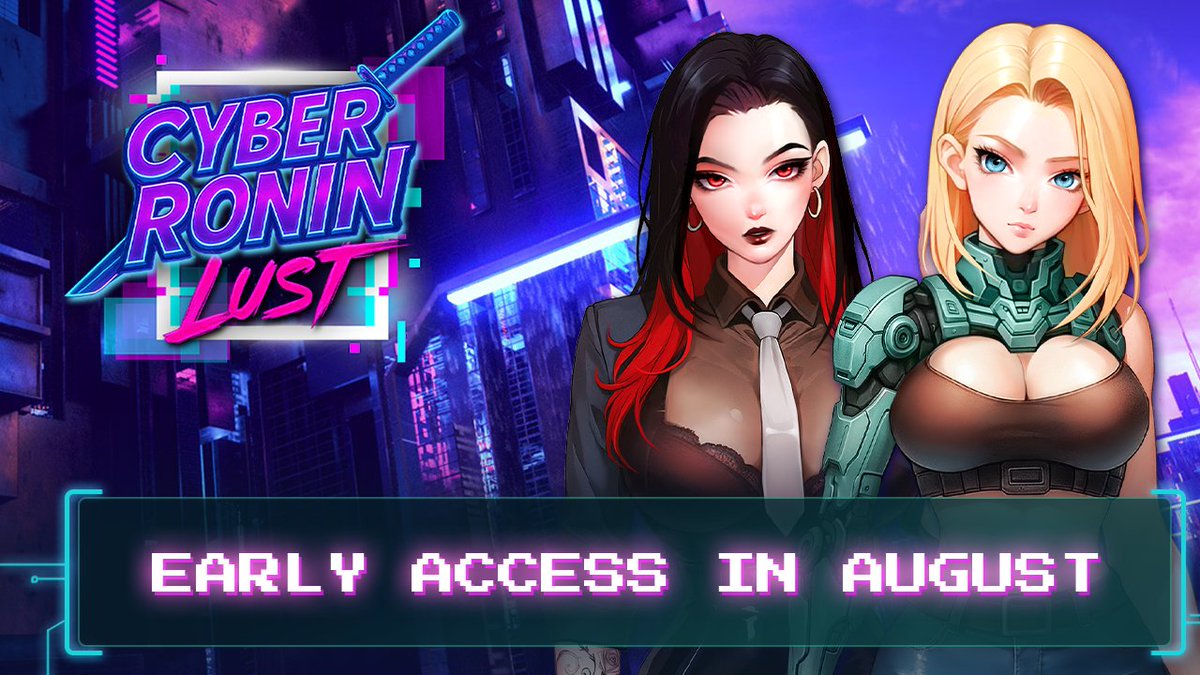 Hello guys! We are glad to present you another game we are currently working on - CYBER RONIN: Lust 📷
We will drop the Steam page of our new game very soon, and we are planning to release it in early access in August, so stay tuned 📷