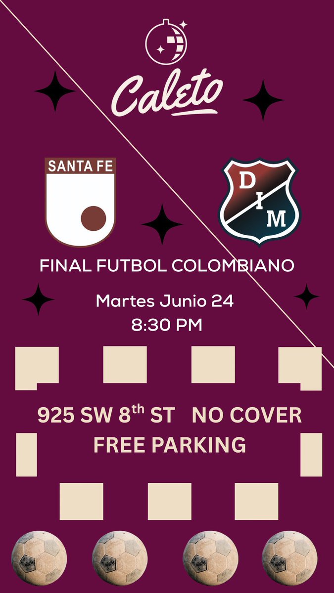 Todoporsantafe's tweet photo. ¡Hinchas de Santa Fe en Miami y sus alrededores! 🔴⚪🇺🇸

Vengan a vivir el partido en pantalla gigante en:

📍 925 SW 8th St
🎟️ No cover
🍽️ Comida colombiana
🍺🍹 Cervezas y cocteles

Ambiente santafereño 100%. ¡Vamos León! 🦁 #SantaFe #Miami https://t.co/CL5i0MgN2G