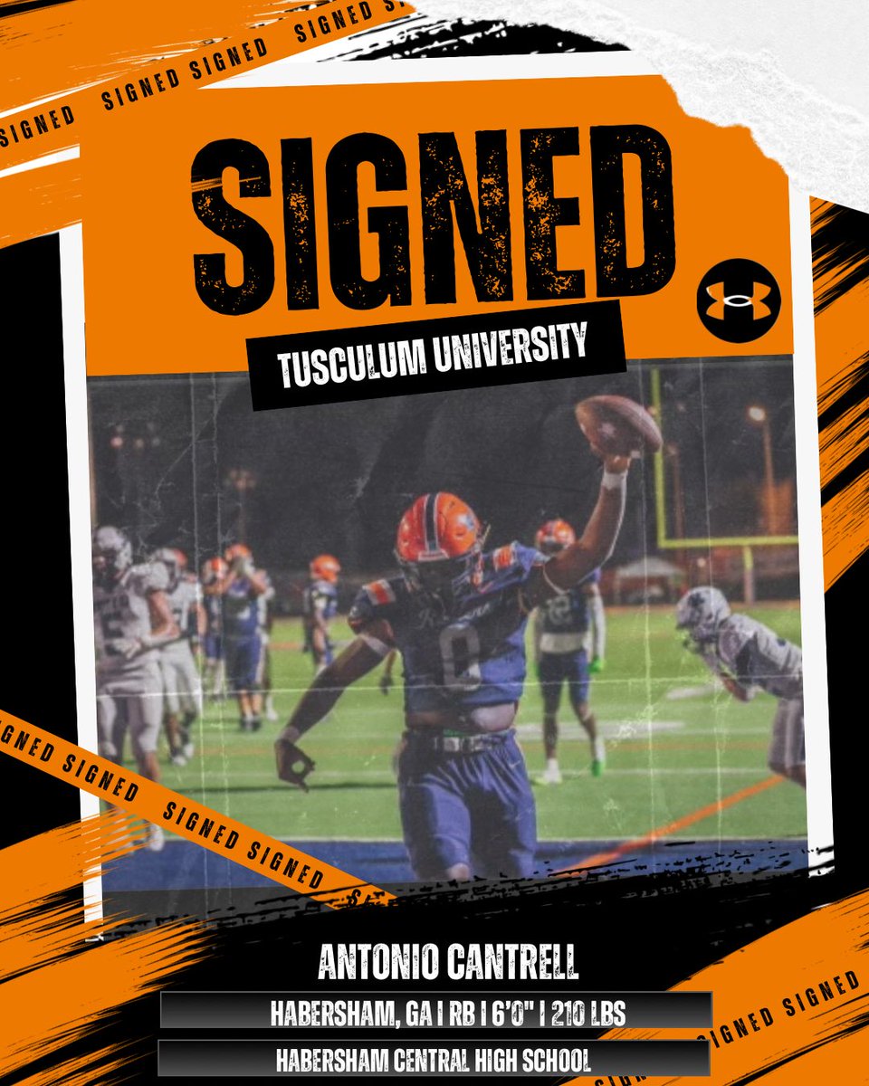 Tusculum Football (@tusculumfb) on Twitter photo SIGNED! 🖊️
Pioneer Nation, welcome our newest member of the Pioneer Family <a href="/ACDaGr8/">Antonio Cantrell</a> 🟠⚫️
#PioneerUp #TusculumFootball SIGNED! 🖊️
Pioneer Nation, welcome our newest member of the Pioneer Family <a href="/ACDaGr8/">Antonio Cantrell</a> 🟠⚫️
#PioneerUp #TusculumFootball