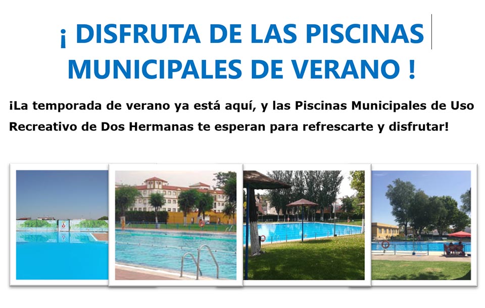 Las piscinas municipales abren del 1 de julio al 31 de agosto 🏊‍♂️🎟️ Consulta horarios, tarifas y normas en la web. ¡Verano seguro! ☀️🧴📱

🔗 doshermanas.net/disfruta-de-la…

#DeportesDosHermanas #DosHermanas #DosHermanasJuegaLimpio #PiscinasDeVerano