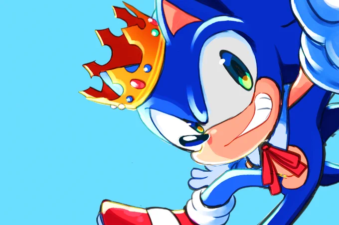 I have sonic birthday art but i havent gotten a chance to finish it, idk if ill be able to later kind of going through some personal stuff rn..