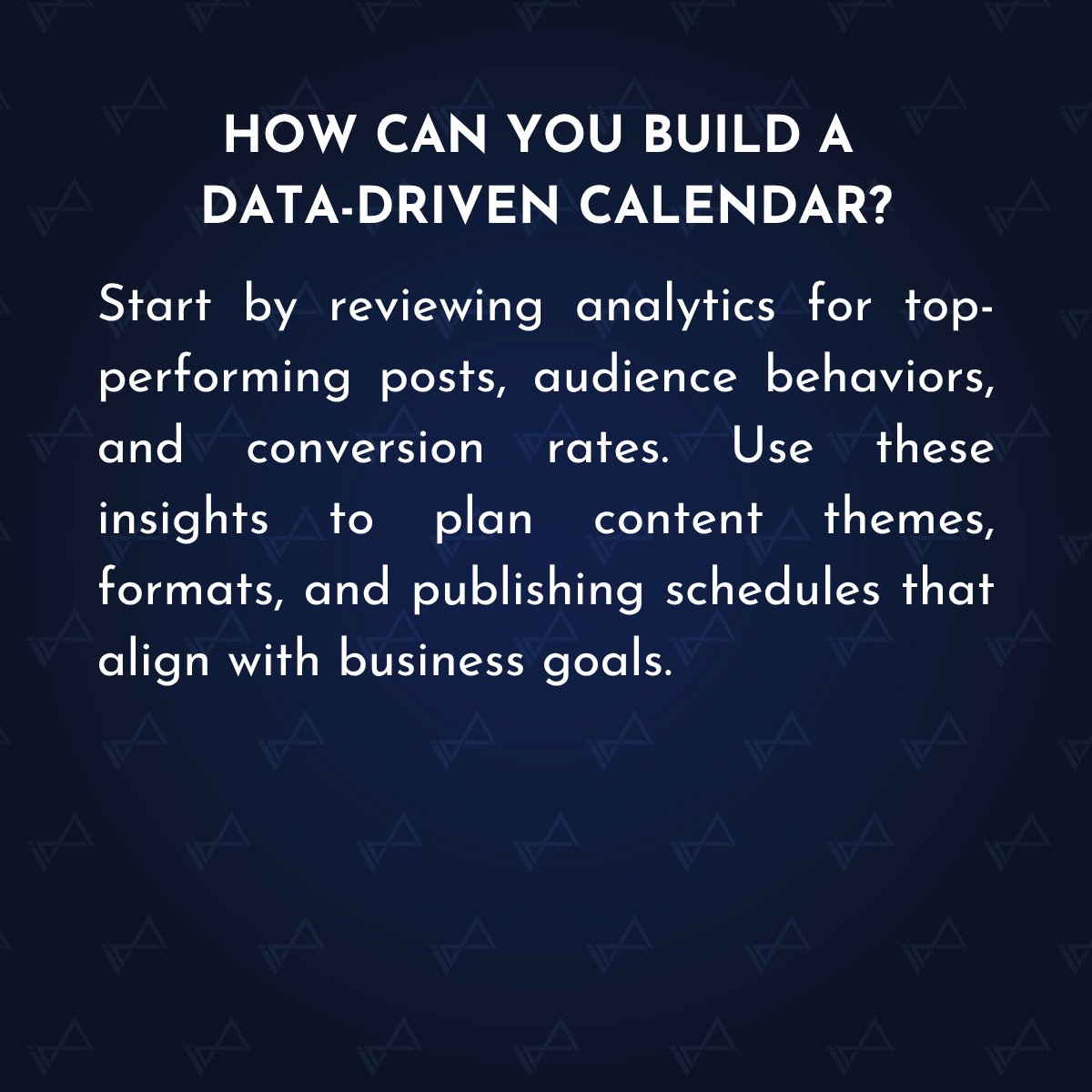 INFINI_Web's tweet photo. Trends change, but data keeps you grounded. Build your calendar the smart way.

#INFINIMarketing #HoustonMarketing #MarketingAgency #BusinessOwner #MarketingStrategy #HoustonMarketingAgency #MarketingAdvice #MarketingTips #HoustonBusiness #DigitalMarketing https://t.co/ki4GLqR4ll