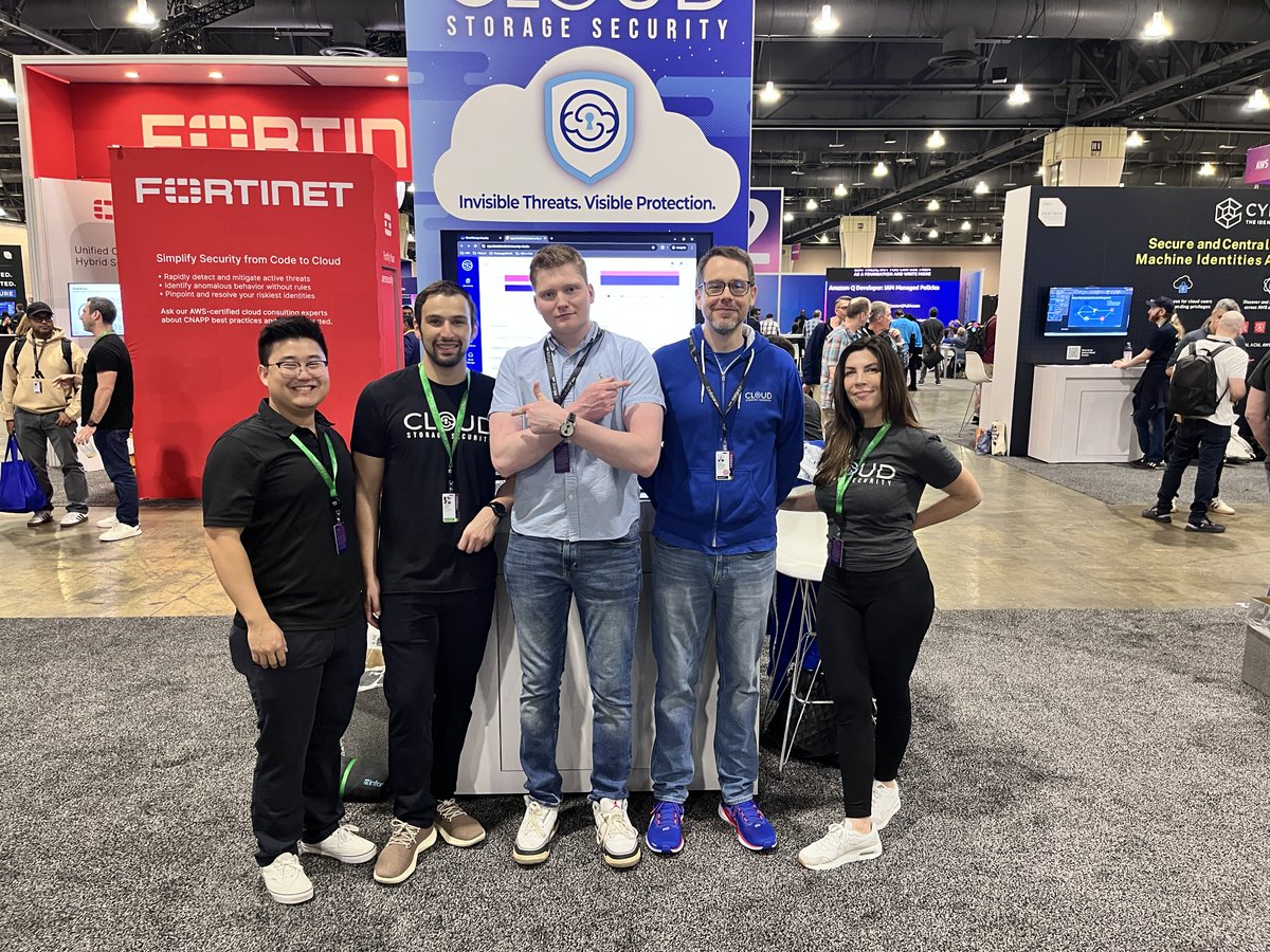 CloudStorageSec's tweet image. Back from #AWSreInforce 2025!

One thing’s clear: File-level security is no longer optional.
🔍 Scan S3, EBS, EFS, FSx
🛡️ In-tenant malware detection
📊 Compliance made simple
🚀 New: DataDefender 

Let’s talk → hubs.li/Q03tbPxX0
#CloudSecurity #DataDefender #AWS