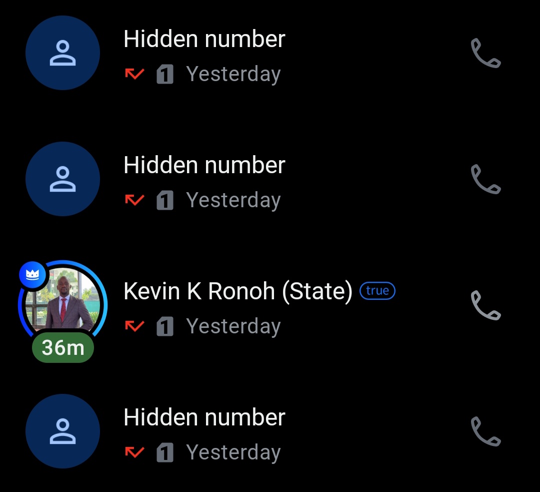 I'm sharing this here for my safety. This number has been calling me since yesterday, even changed his number to appear as hidden number but I still didn't pick. In case anything happens to me from now till 25th, you know where to start.