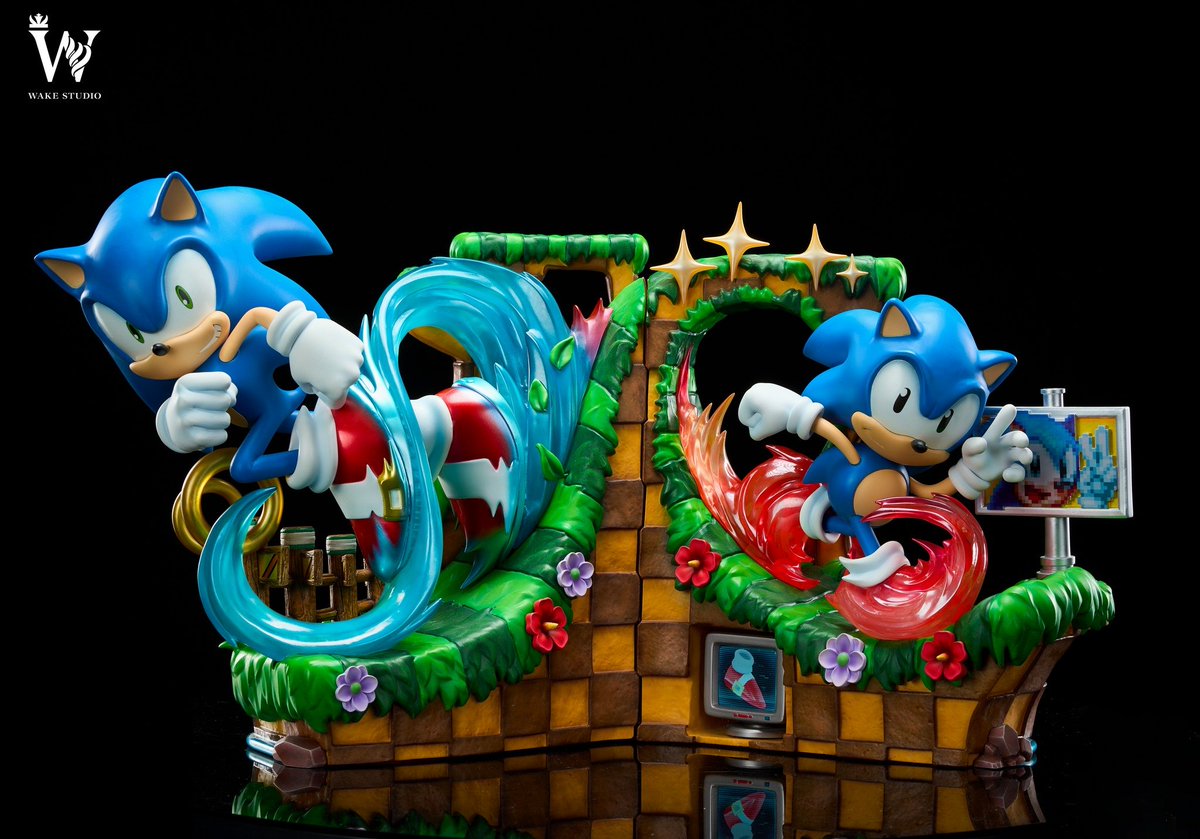 Emanuelv2510's tweet photo. Happy birthday to the fastest hedgehog alive! 🦔📷 I had the pleasure of sculpting this Sonic statue for Wake Studio! #Sonic #SonicTheHedgehog #ZBrush #DigitalSculpture #SonicStatue #CharacterArt #SonicFanArt #Collectibles #GameArt #ToyDesign #3DModeling #HappyBirthdaySonic https://t.co/3SGsRxXc4l