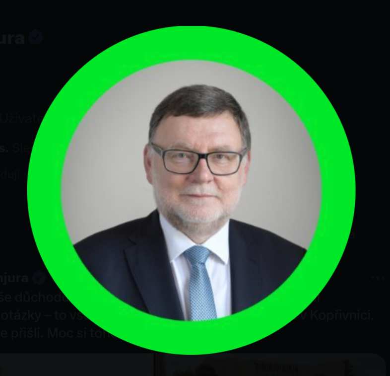 Hele, tyhlety zelený kroužky okolo profilovky, co si dali snad všichni vládní politici, to je něco jako na LinkedIn ten zelený kroužek s nápisem "#OpenToWork", kterým dáváte najevo, že si hledáte práci?