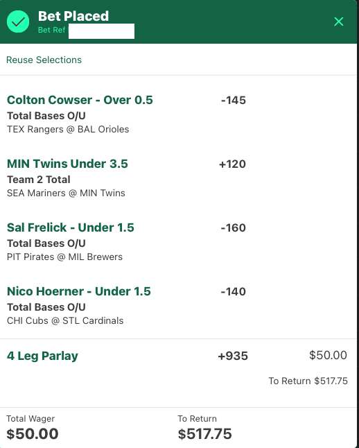 4 Leg Parlay 🎯     

$100 to TWO winners who LIKES &amp; RT this if we hit 💪