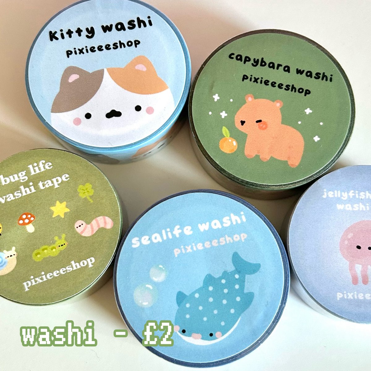 pixieeeshop's tweet image. my big sale is here πΆππ·π!!!
stickers, washi tape, keychains + more with super big discounts
help me make space for new things ~