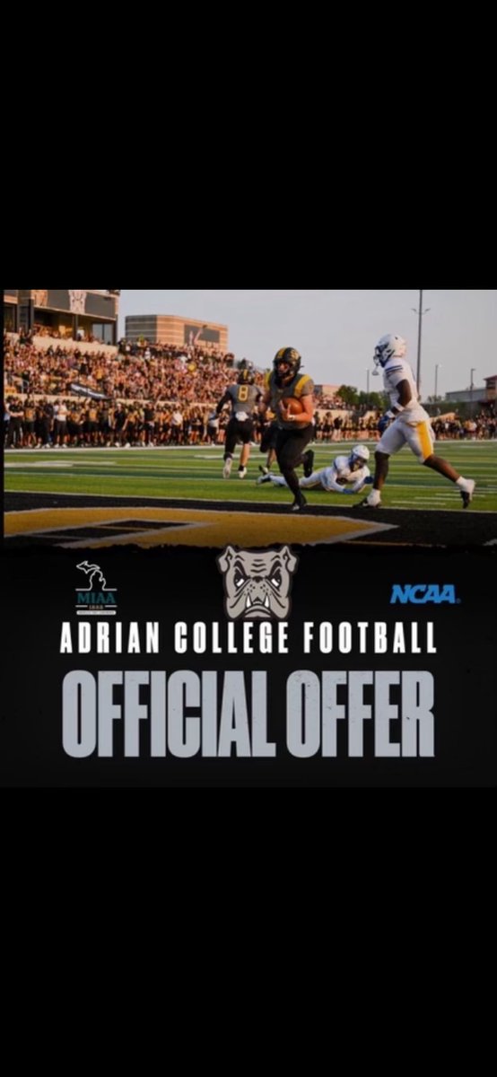Goodrich 2026 OL/DL Ameir Lewis was offered by Adrian 

<a href="/Ameirlewis1/">Ameir Lewis</a>