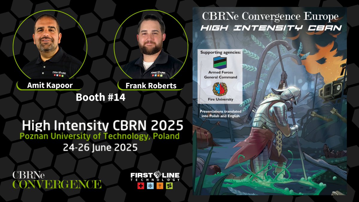 Join Us at High Intensity CBRN in Poznań, Poland!

First Line Technology is thrilled to be on the ground at the High Intensity CBRN event at the PUT Lecturer Centre in Poznań!

Find us at Booth 14 and get hands-on with the future of CBRN decontamination and emergency response: