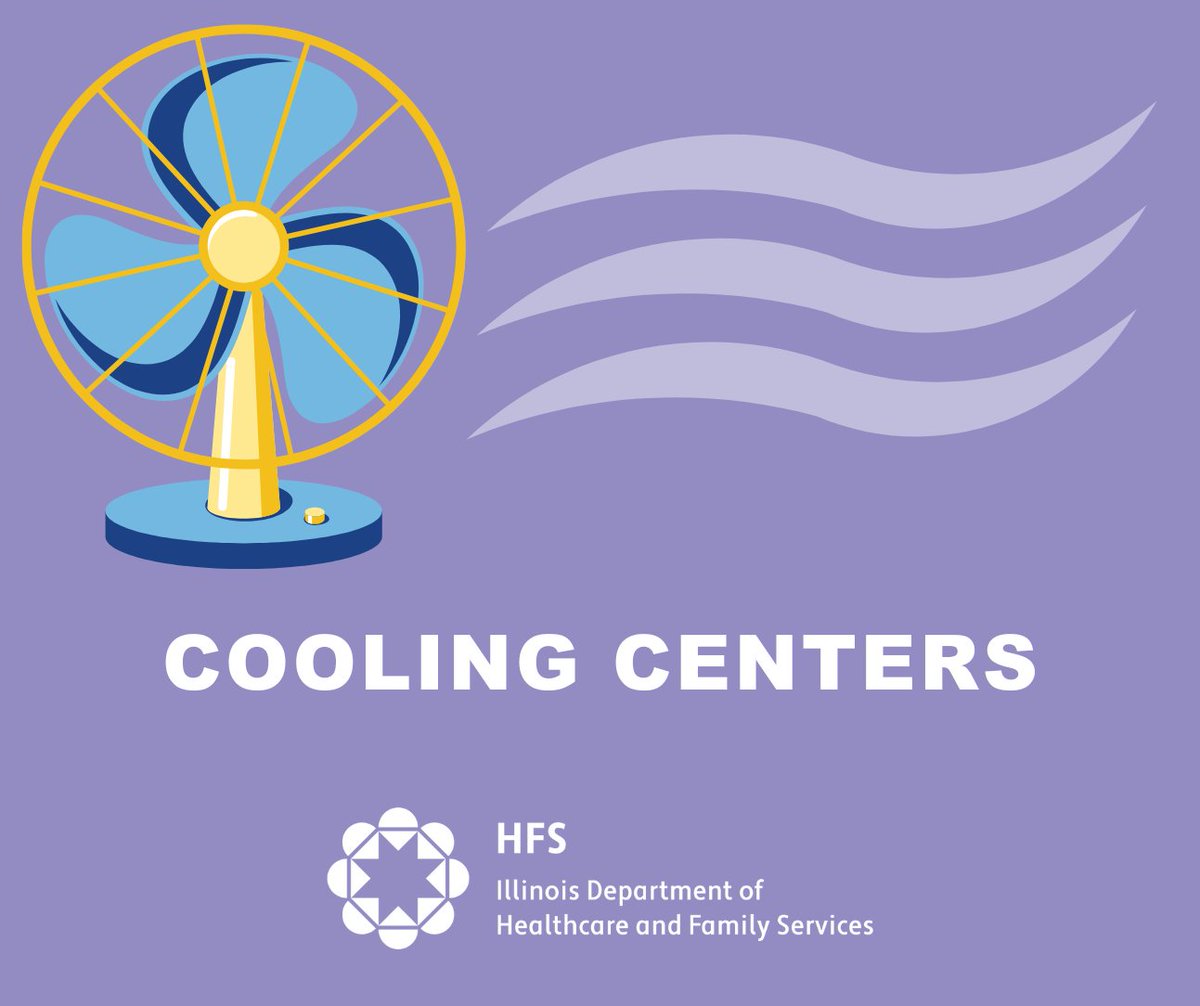 Please don't risk your safety during these hot days. Find a cooling center in Illinois by visiting: arcgis.com/apps/dashboard….