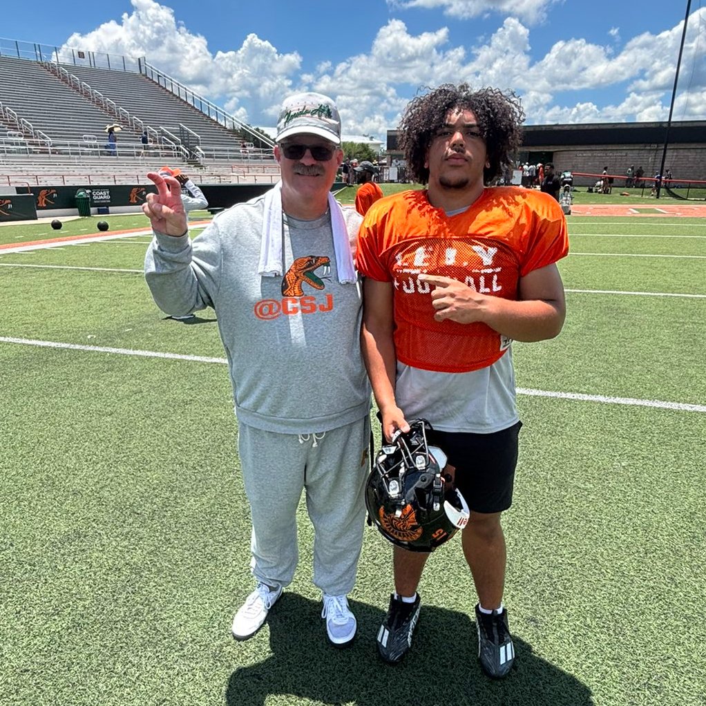 Keegan Dixon (Edge) from Lely High School in Naples, FL had a great day competing at Coach James Colzie III Florida A&amp;M Big Man Camp
<a href="/DixonKeegan35/">Keegan</a>