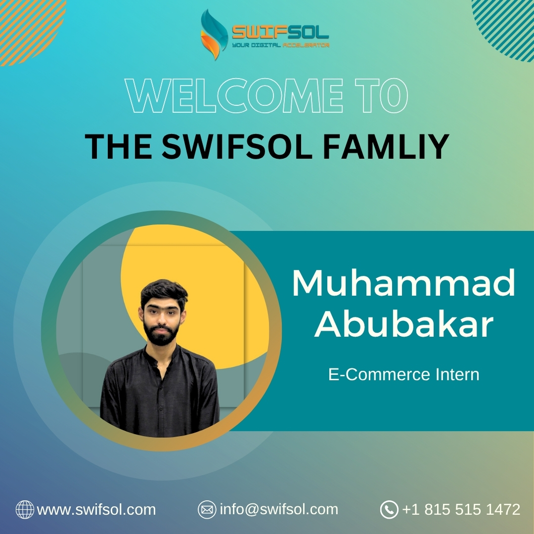 HelloSwifSol's tweet photo. #WelcomeAboard #NewIntern #EcommerceExpert #DigitalMarketing #Swifsol #TeamSwifsol #InternshipOpportunity #MarketingIntern #EcommerceMarketing #SocialMediaMarketing #BusinessGrowth #DigitalJourney #MarketingAgency #WebDevelopment #TeamGoals #CreativeTeam https://t.co/G0Nzwuek6p