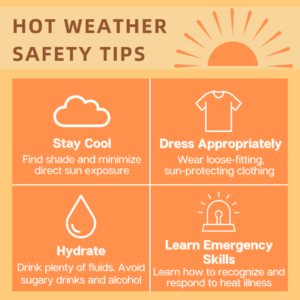 Littleton Police Shares Hot Weather Safety Tips Amid Heat Wave: The National Weather Service has reported that dangerously hot conditions with heat index values up to 110 degrees are expected through 8 p.m. tomorrow, June 24.  Risk of heat-related… littletonps.com/2025/06/23/lit…