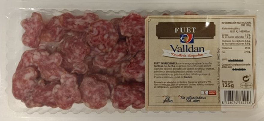 ⚠️ Ampliación de información sobre la alerta por presencia de Salmonella en Fuet loncheado.
🚫 No consumir 
📌 shorturl.at/VIf2x