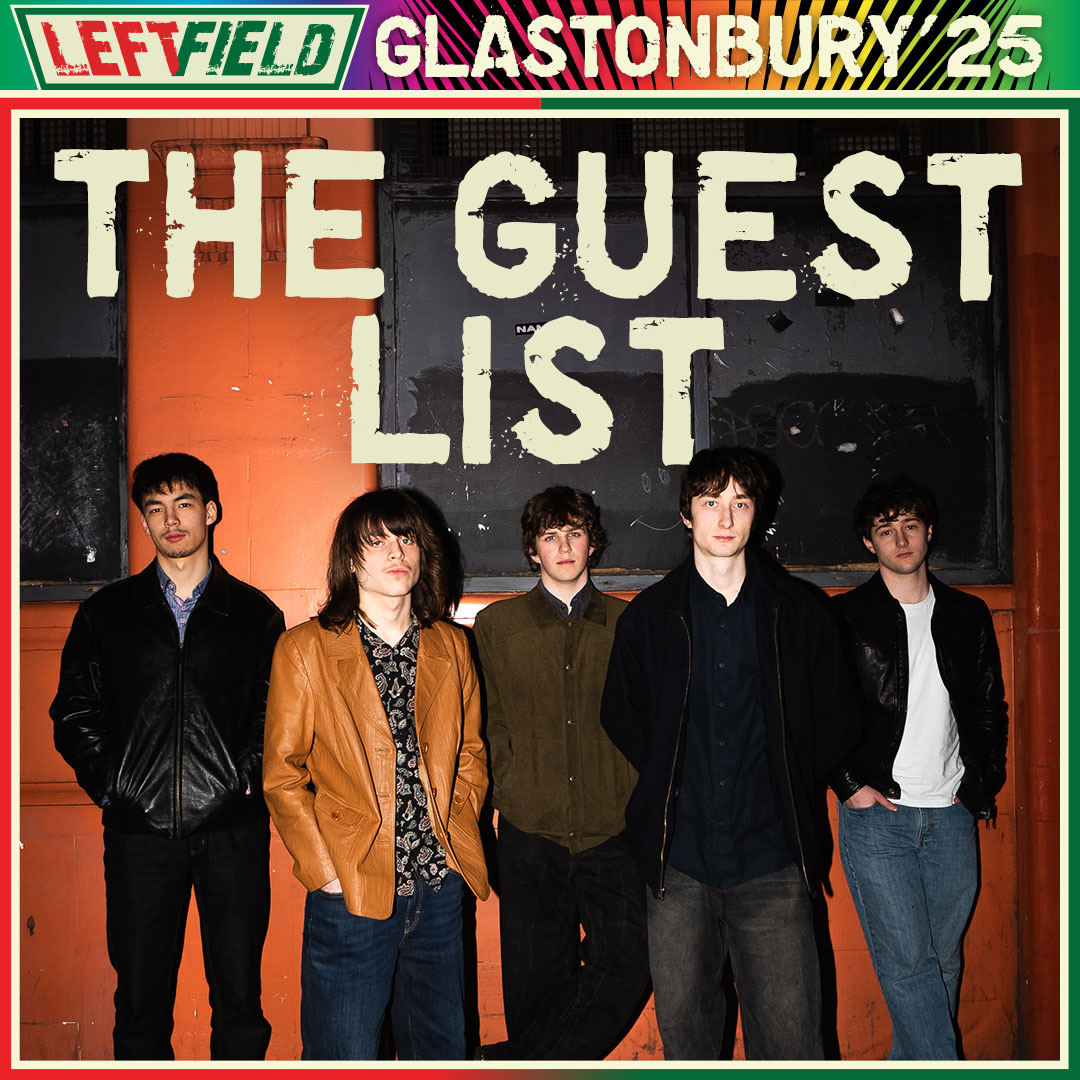 Spotlight 🎪 One of the hottest bands on the UK indie scene; Manchester's @TheGuestListMcr will be gracing our stage, five days from now!

🎵 youtu.be/q0AEaXX_TIs

⏰ Sat 28 June 6:40pm at @Glastonbury.

🔗 linktr.ee/glastoleftfield