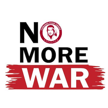Nadie en la vida, promociona la guerra, nosotros promocionamos la paz y el entendimiento, viva la paz #NoMoreWar #CHCh