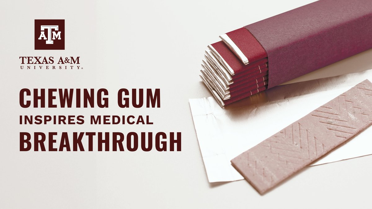 What does chewing gum have to do with future medical treatments?

@TAMUengineering researchers are using a sugar substitute found in gum to make safer, flexible materials for things like pain relief and neurological care.

Science has never been sweeter. 🍬

🔗 :